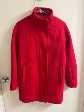 J. Crew City Coat Red Size 2